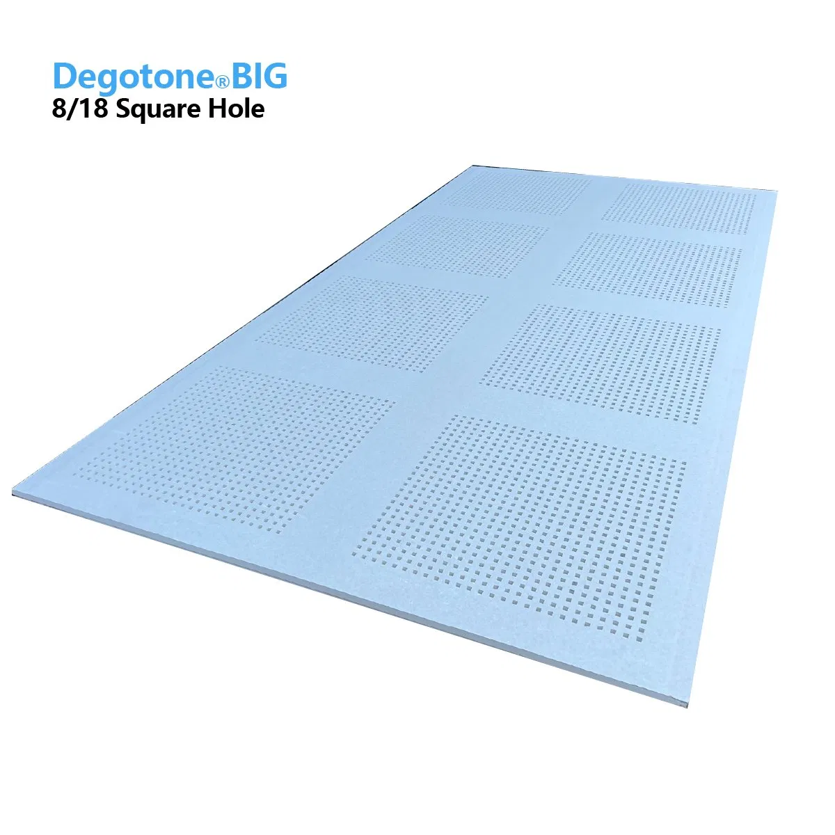 12mm Perforated Acoustic Gypsum Board for Wall and Ceiling Applications