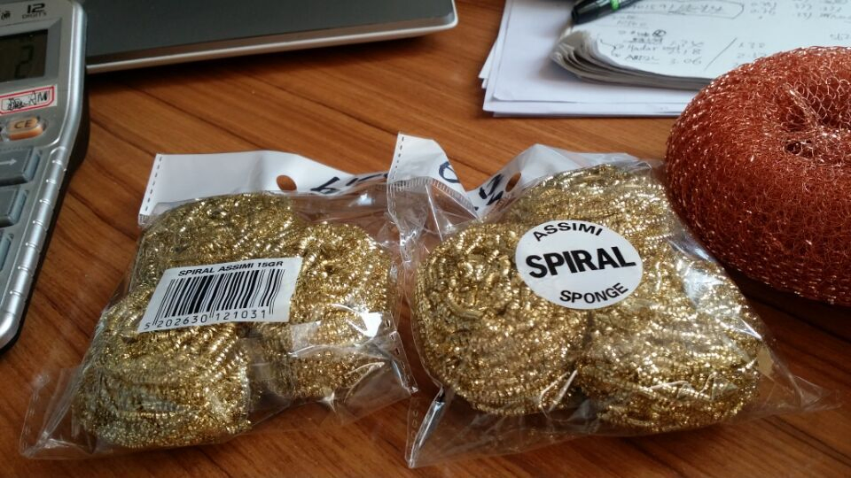 Metal Scrubber Stainless Steel Wire Sponge Scourer