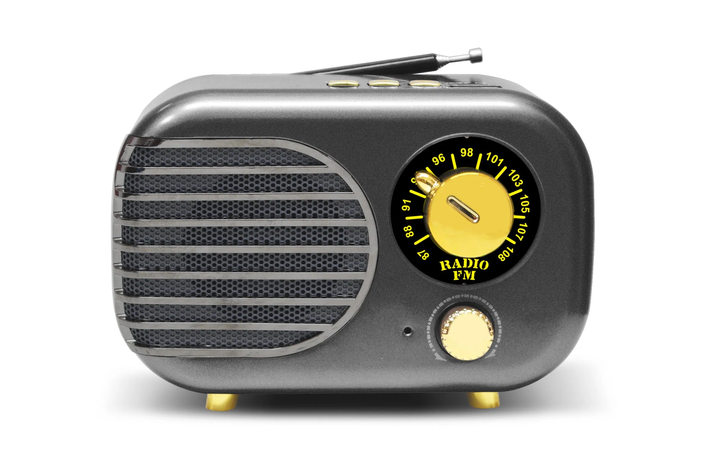 Meier M-207BT Portable 3-Band Am FM Sw Radio, High Volume, Wireless Connectivity, TF Card and MP3 Player, Rechargeable Speakers Scriptures Radio Antenna