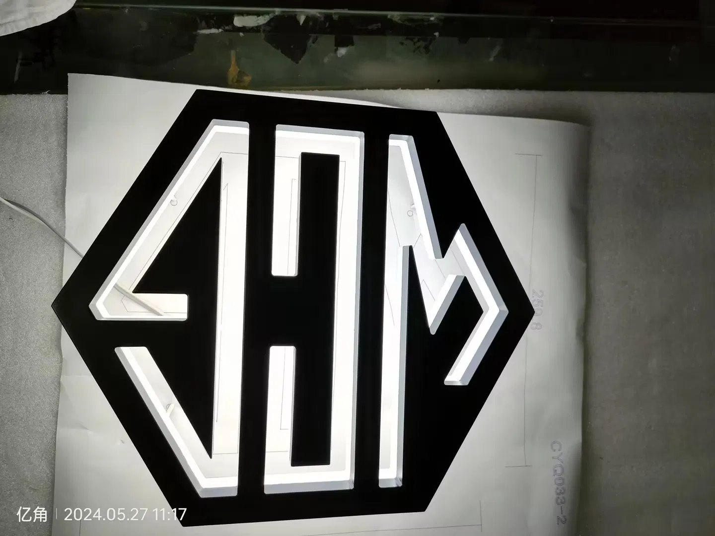 Durable Backlit Metal Halo Lit Signage for Long-Term Use