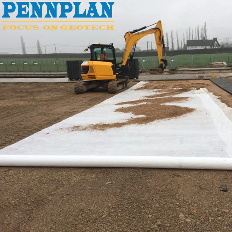 Pet PP Polypropylene Fabric Needle Punched Non-Woven Geotextile