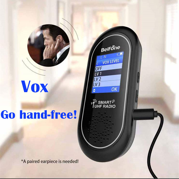 Рация Belfone BF-Mini100 с лицензией UHF, hands-free