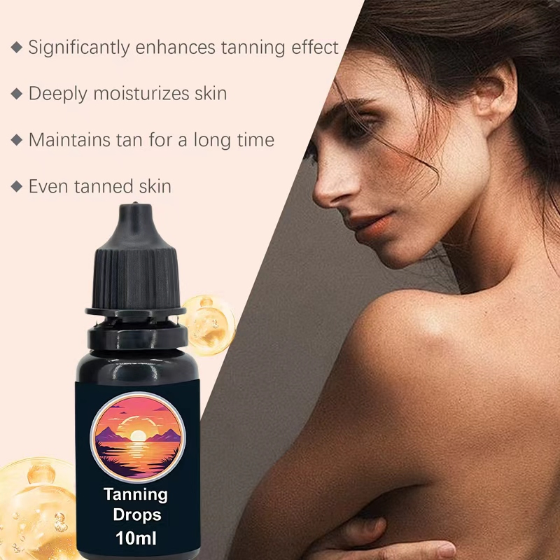Self-Tanning Drops for Face & Body, Safe Bronzing Effect