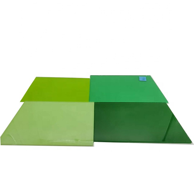 6mm Colored Solid Structure Back Painted Ceramic Kitchen Splashback Float Glass for Decorative Usage
