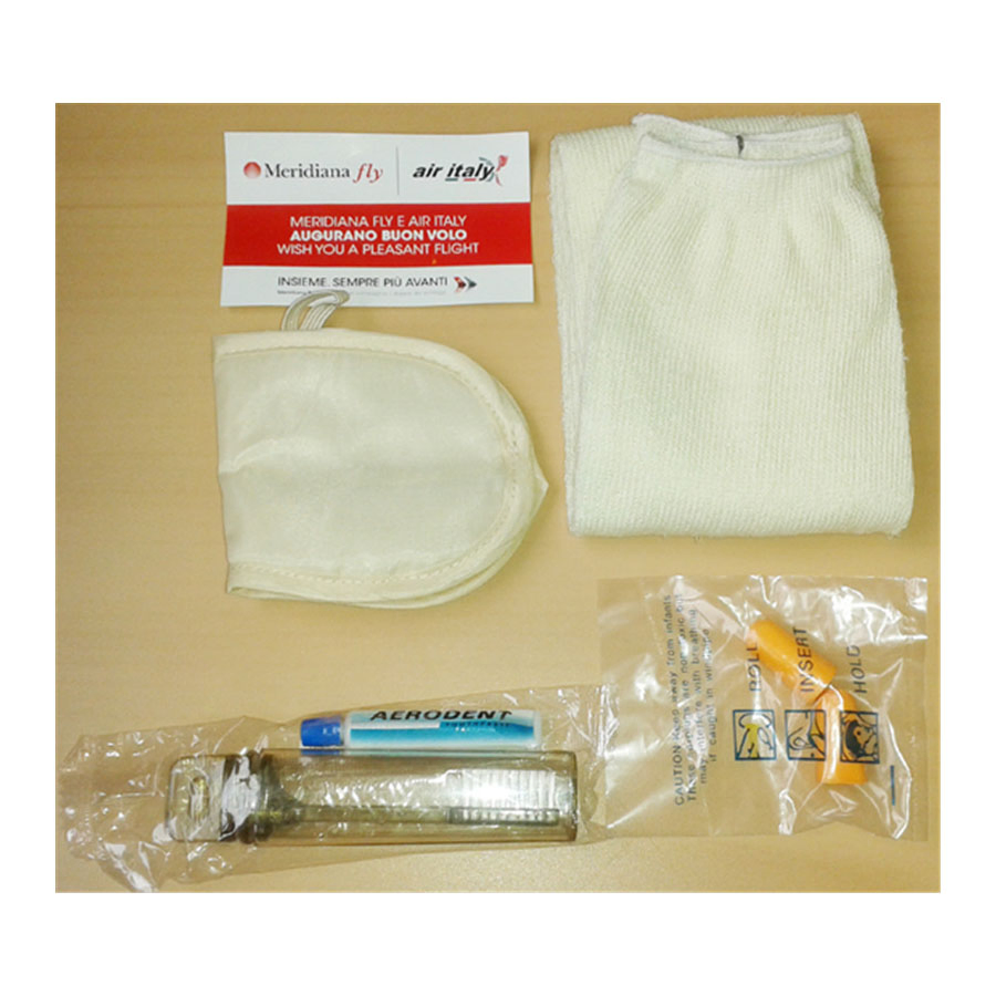 Men Travel Kit Cosmetic Pouch Set Amenity Airline Bag Cosmetic Brush Kit