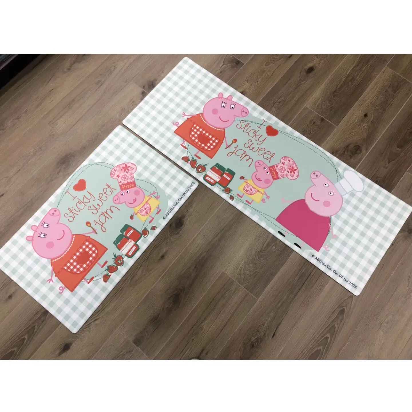 Durable Custom Pattern PVC Printed Mats for Kitchen Use