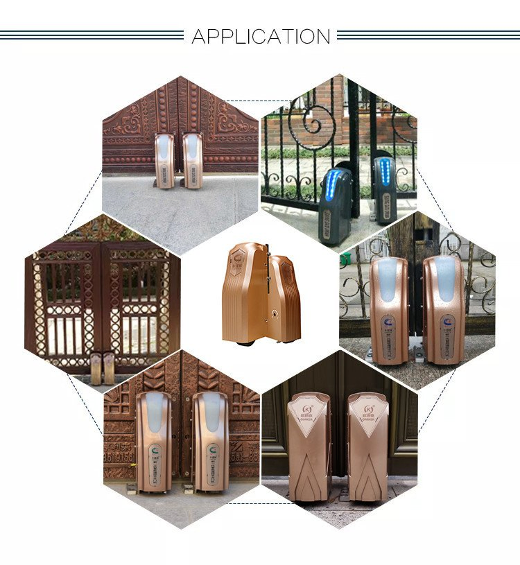 Hot Sale Supports WiFi and Bluetooth Mobile Phone Remote Door Opening Roller Type Swing Gate Motor Automatic Gate Opener