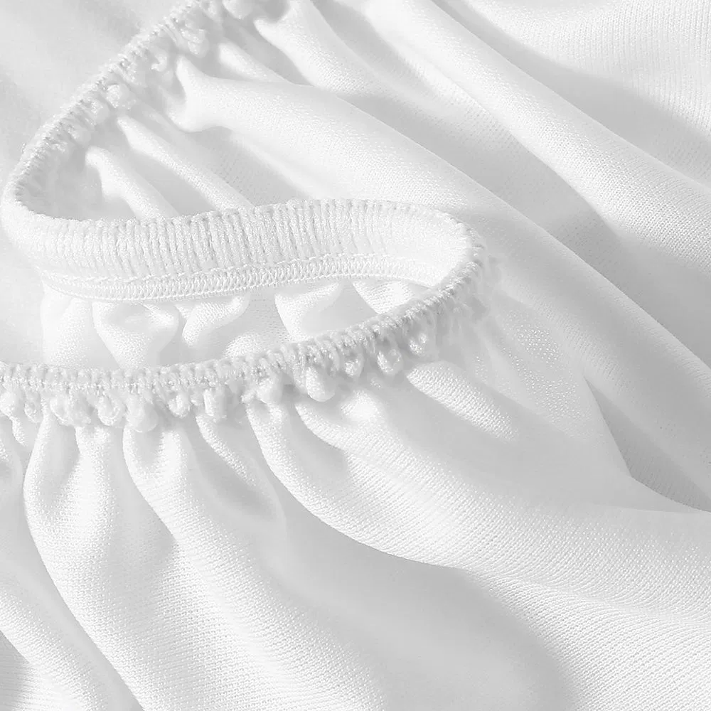 Waterproof Knitted Baby Urine Proof Crib Mattress Protector Cover, Wholesale Mattress Pad Cover with Knitted Skirt