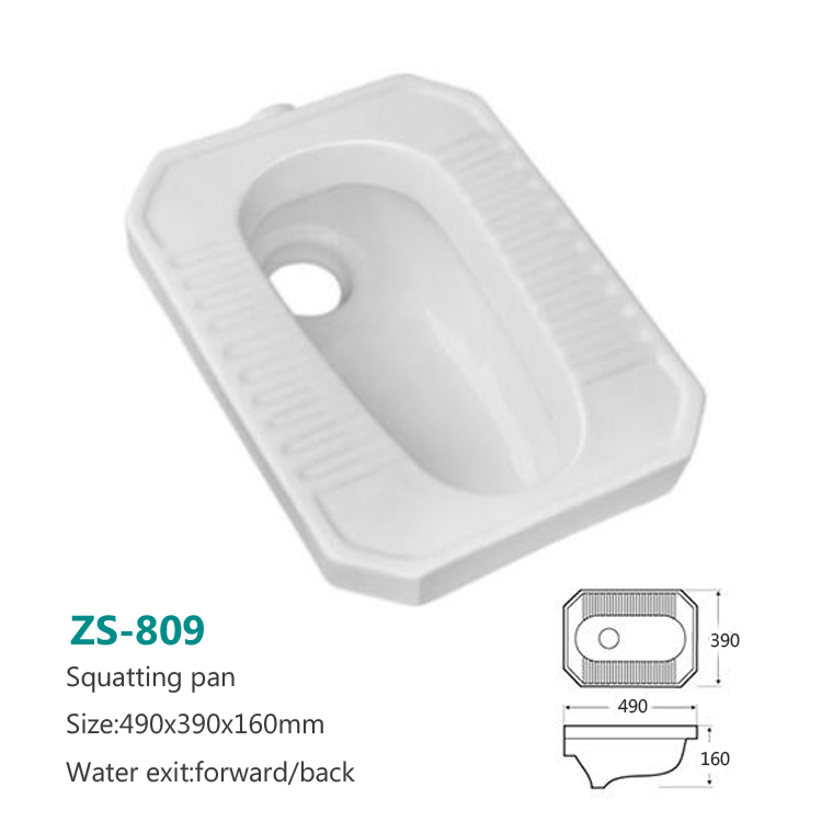 Factory Wholesale Price Bathroom Wc Toilet Ceramic Squatting Toilet Pan