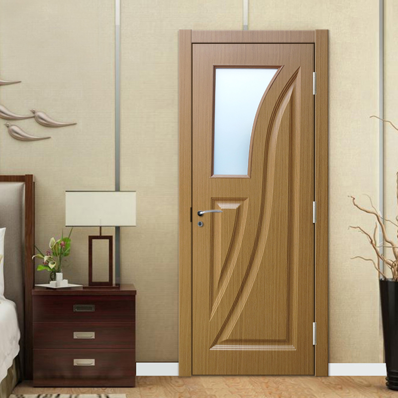 Waterproof Interior WPC Doors with Door Frame