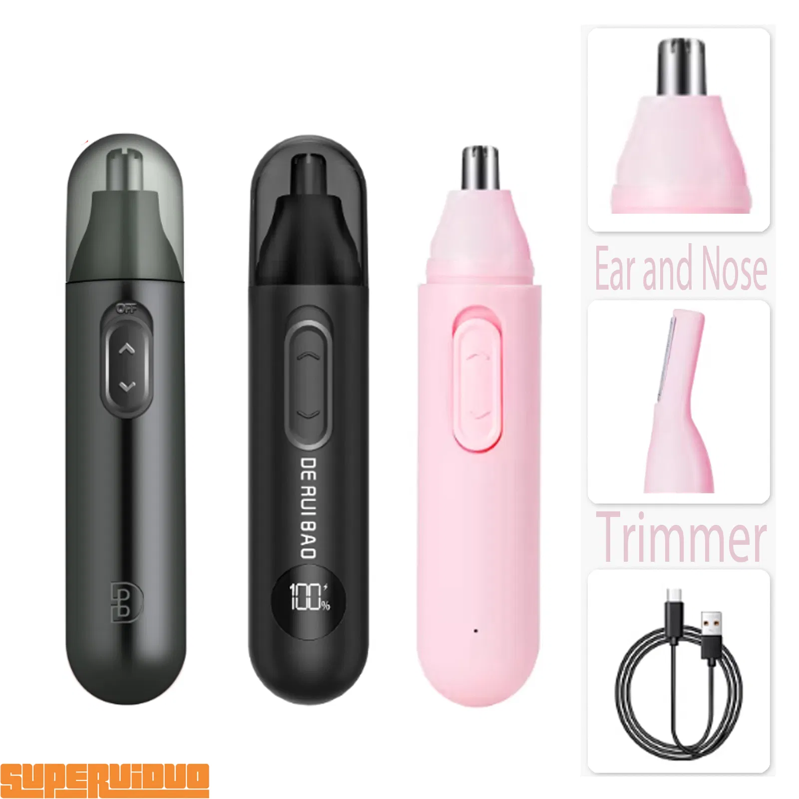 Fast Performance Efficient Hair Management Nose Hair Trimmer