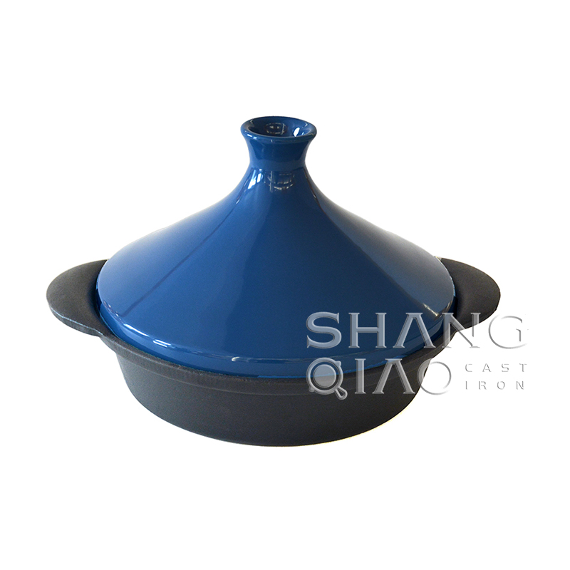 Марокканский тажин из эмалированного чугуна, 27 см