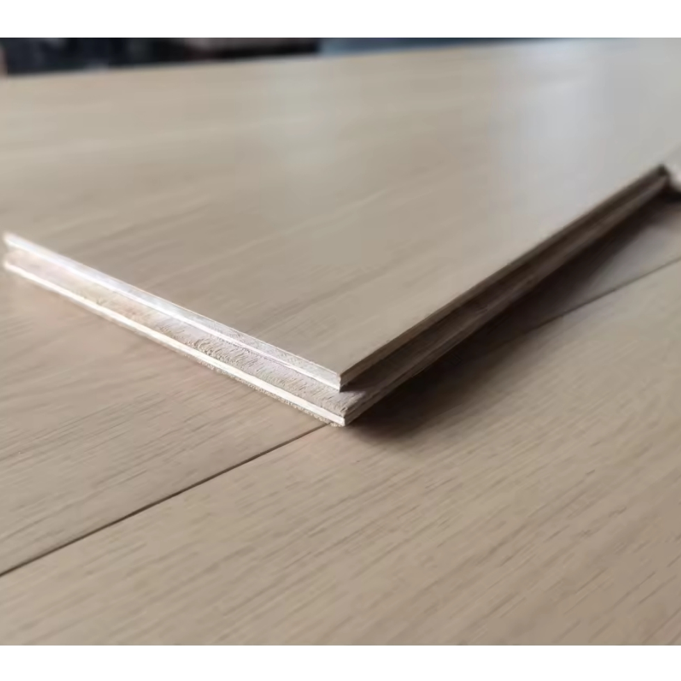 European Oak Indoor Hardwood Flooring Smooth Matte Real Wood Parquet White Oak Engineered Solid Wood Flooring