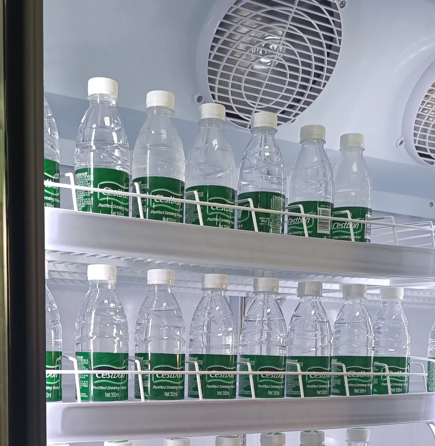 Supermarket Beverage Cooler Glass Door Showcase Commercial Wine Display Refrigerator Fridge