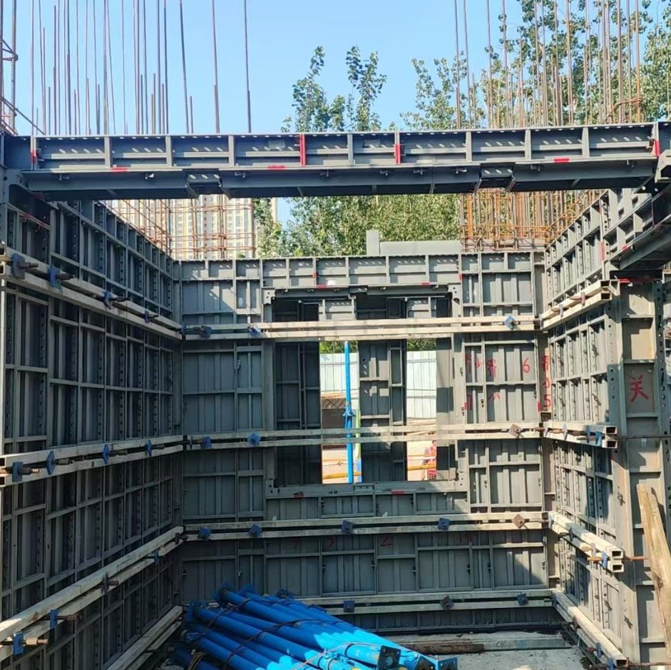 Easy Scaffolding Building Material Concrete Steel Aluminum Panel Tunnel System Slab Prop Cone Accessories Steel Frame Formwork for Construction
