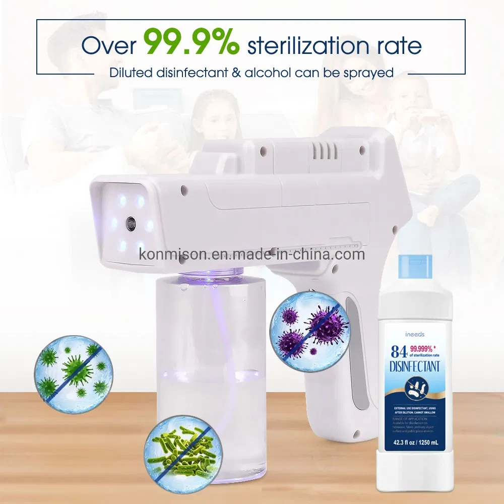 Handhold Wireless Blue Ray Nano Disinfection Spray Gun