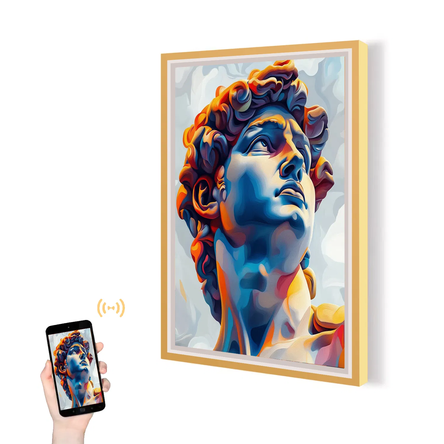 Digital Photo Frame with Android OS for Art and Industry