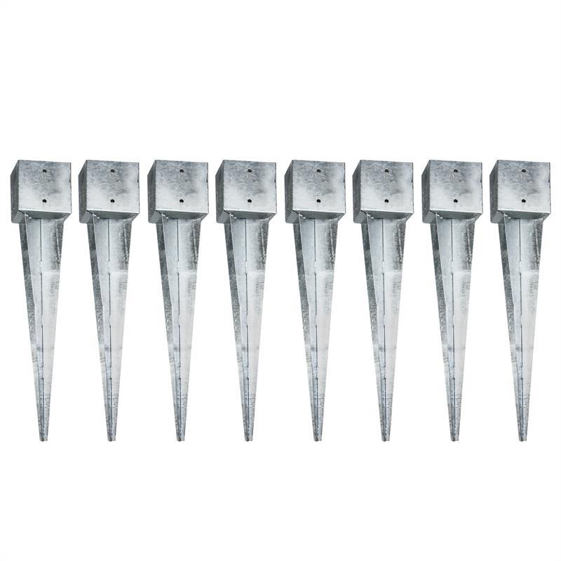 Besto Square Ground Anchor 71X71X900mm