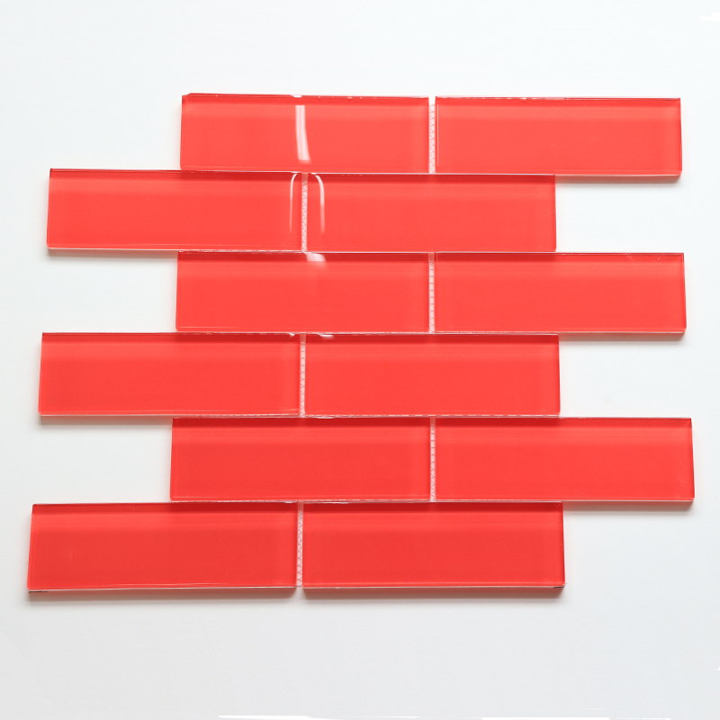 Стеклянная мозаика для кухни 48x148 мм