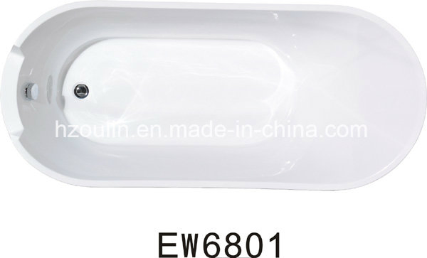 High Quality Acrylic Material Free Standing Bathtub