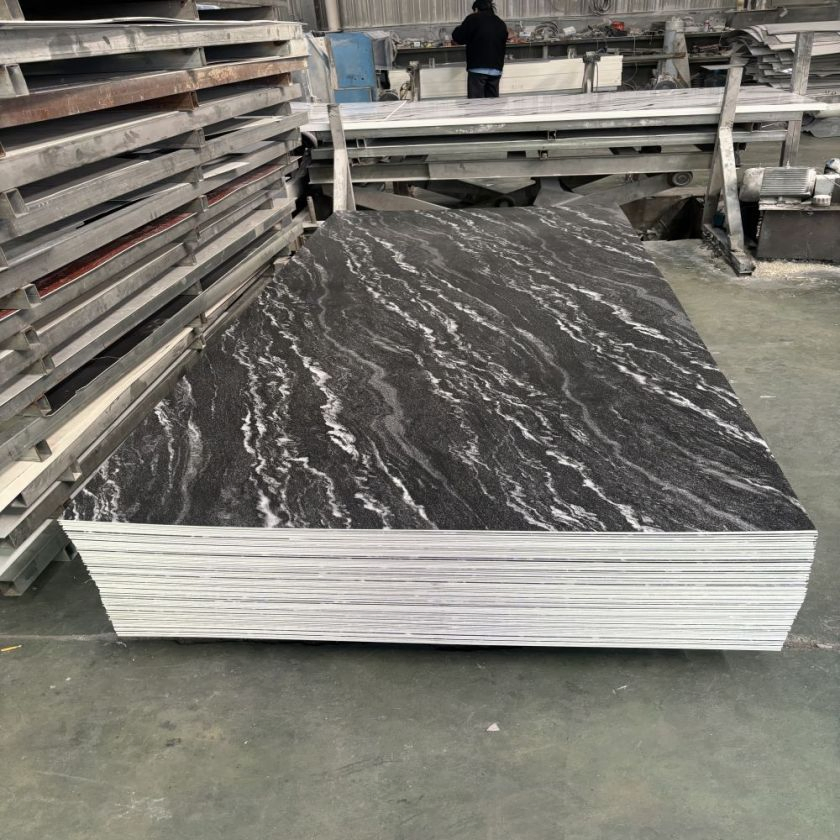 1220mm*2440mm UV Board PVC Marble Sheet Decorative Plastic Wall Panels
