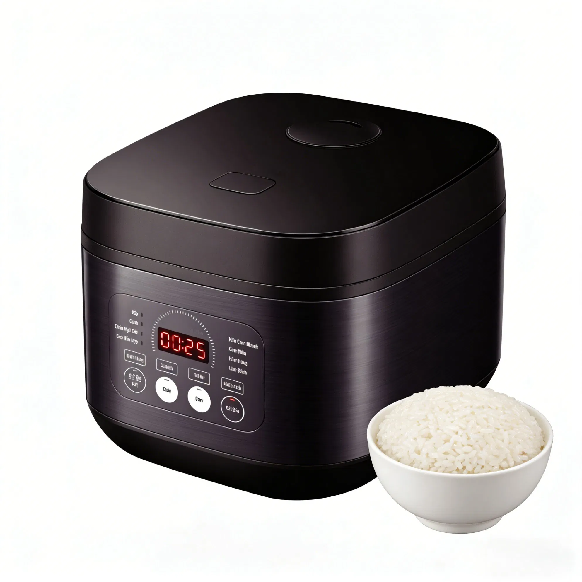 4L Large Capacity Multifunctional Appliance with 10 Preset Menus Healthy Non-Stick Inner Pot 860W Power 24h Delay and Precise Temperature Control Cooker