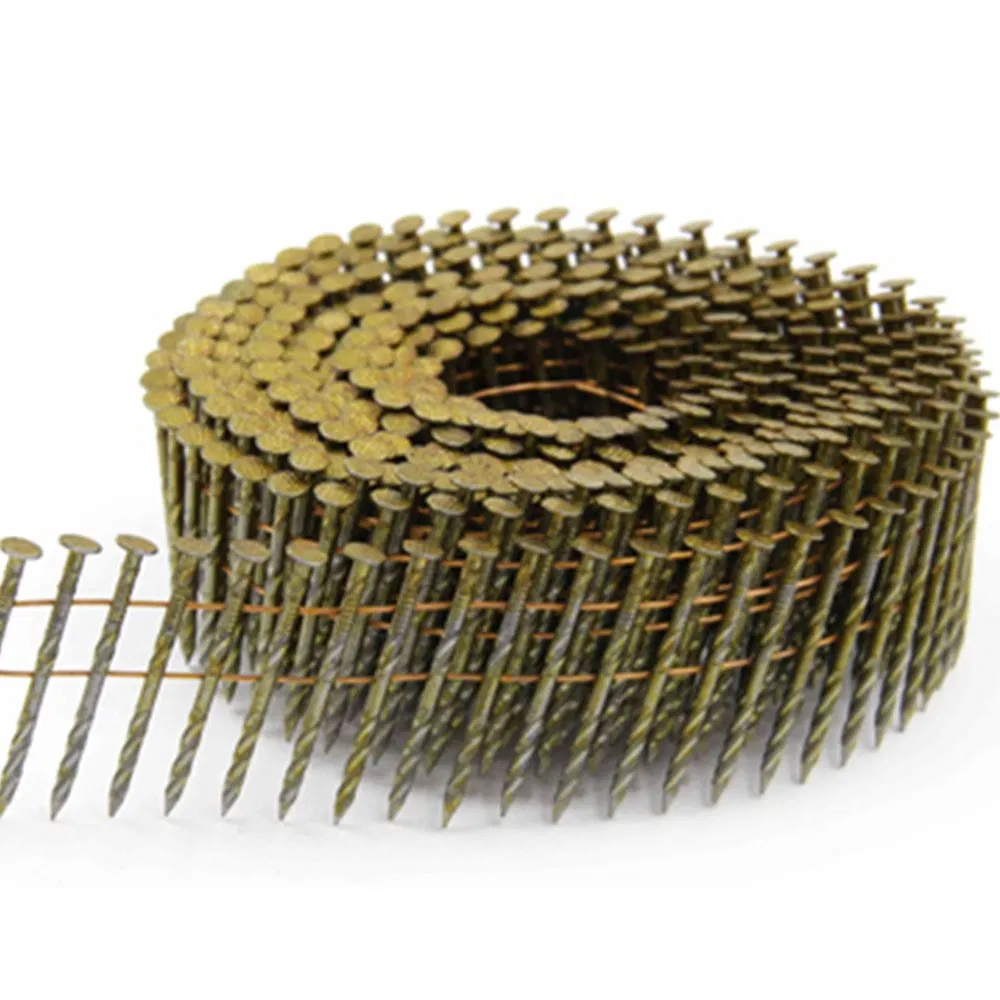 2.5X57mm Paint Screw Shank Coil Pallet Nails for Wood Pallet