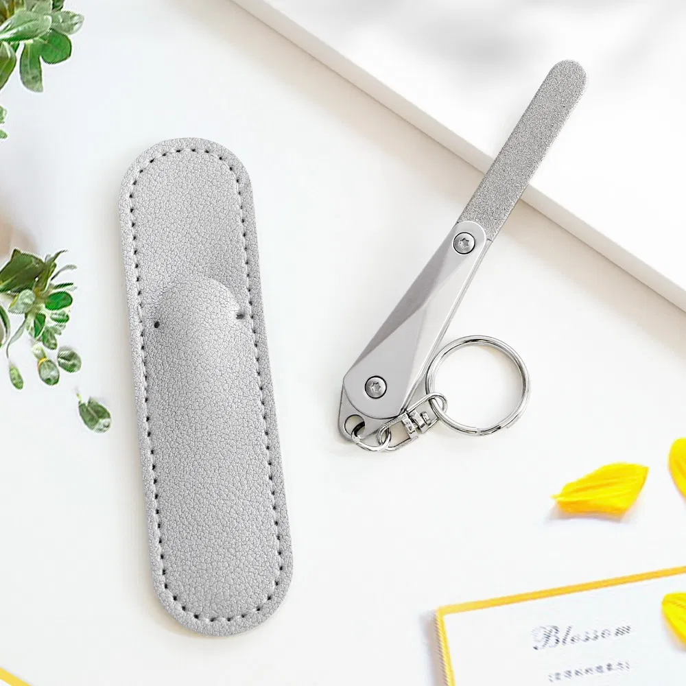 Diamond Stainless Steel Double Side Nail File Metal Manicure Pedicure Tools Foot Nail Files