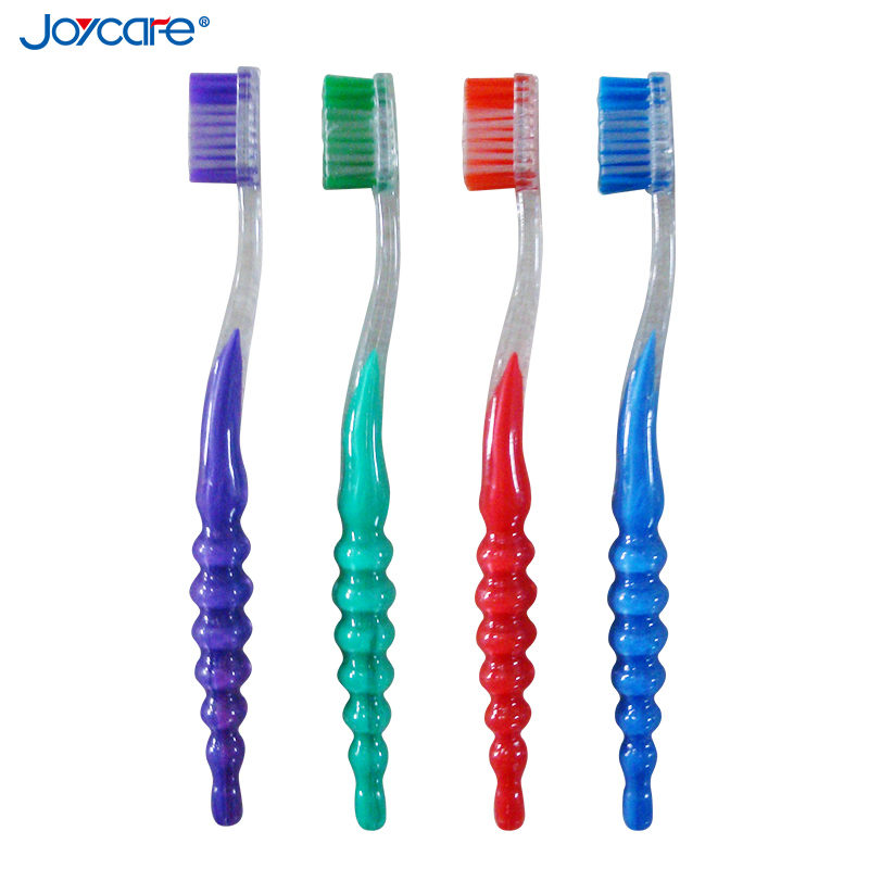 Travel/Household/Hotel Soft Bristles Transparent Handle Toothbrush Kids Children Toothbrush