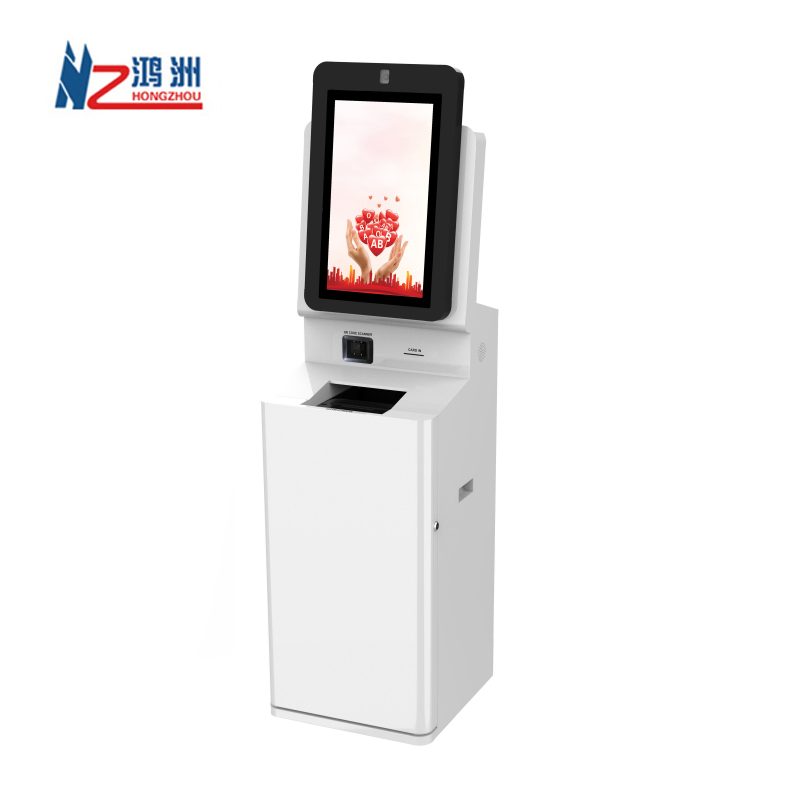Turnkey Solution Software+Hardware 21.5 Inch Touch Screen Self Service A4 Printing Kiosk