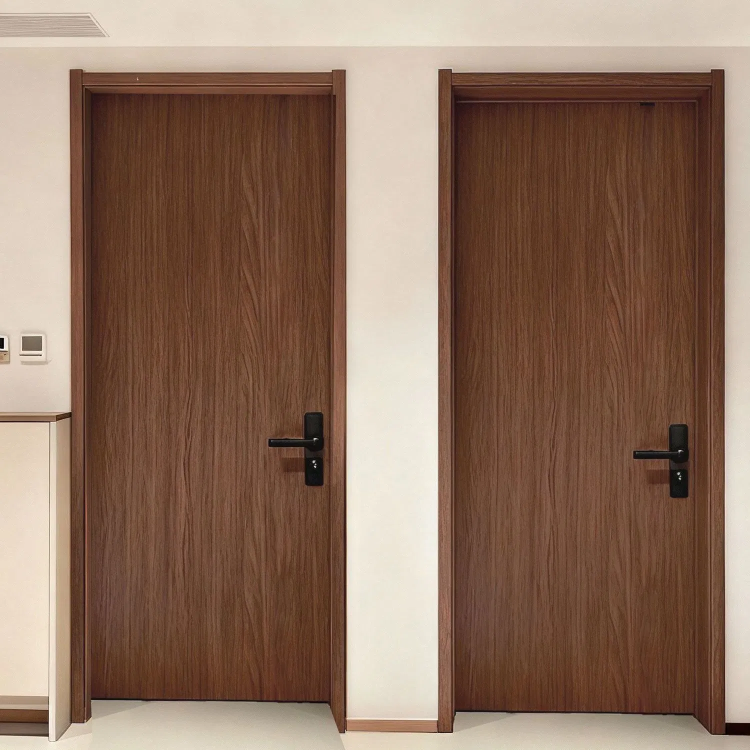 Distortion-Resistant Functional Three-Ply Board Secure Bedroom Door