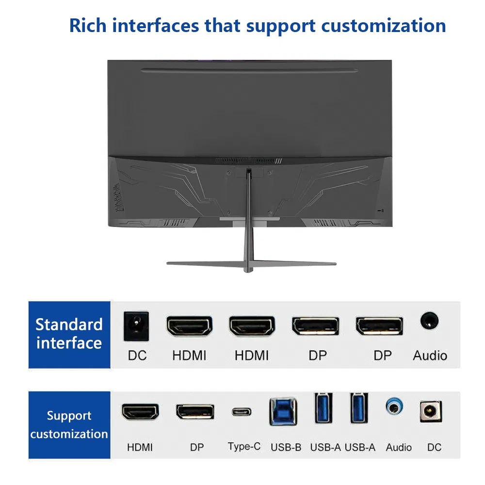 Игровой монитор Chigo 22-49" изогнутый, 165Hz, 2K/4K