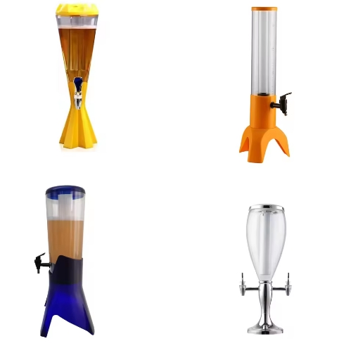 High Quality Plastic One Tap Drink Juice Milk Wine Beer Tower