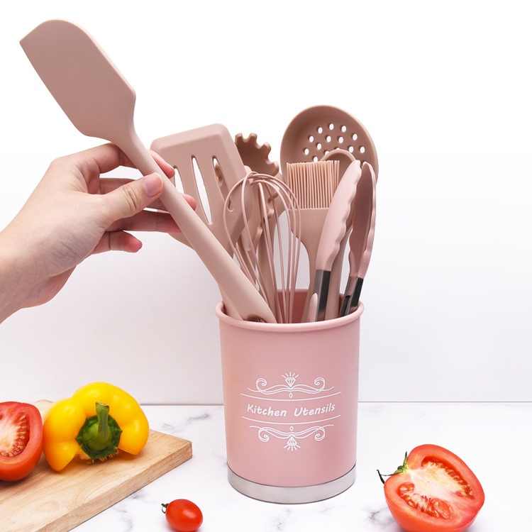 10 Pieces Silicone Kitchen Accessories Tools Set Cooking Tool Sets Kitchen Utensils