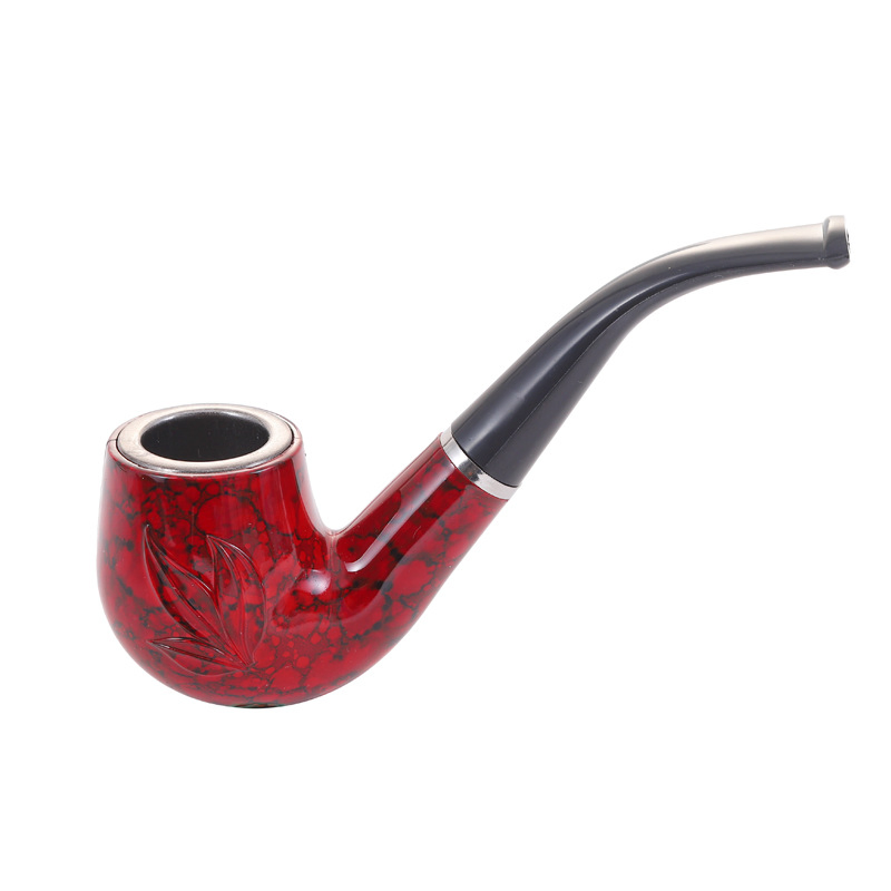 Wholesale Traditional Classic Dry Tobacco Wood Hand Pipe Smoking Accessories