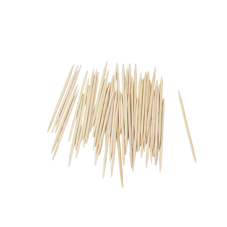 Eco-Friendly Bamboo Toothpicks Round Plastic Bottle Packing Disposable Toothpick Biodegradable Natural Bamboo Toothpicks