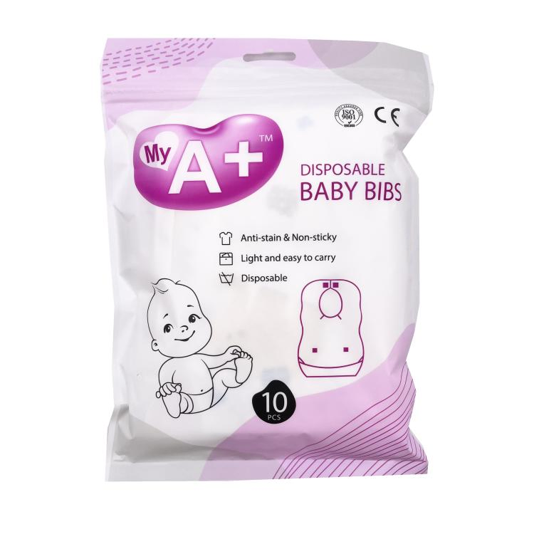 High Quality Super Soft Baby Bib Disposable More Convenient Nonwoven Baby Eating Disposable Bibs