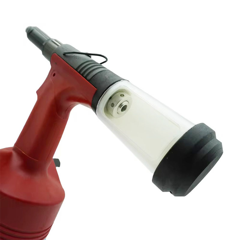 Fully Automatic Self Suction Air Riveter Efficient Pneumatic Hydraulic Rivet Gun 28mm Stroke Riveting Tool