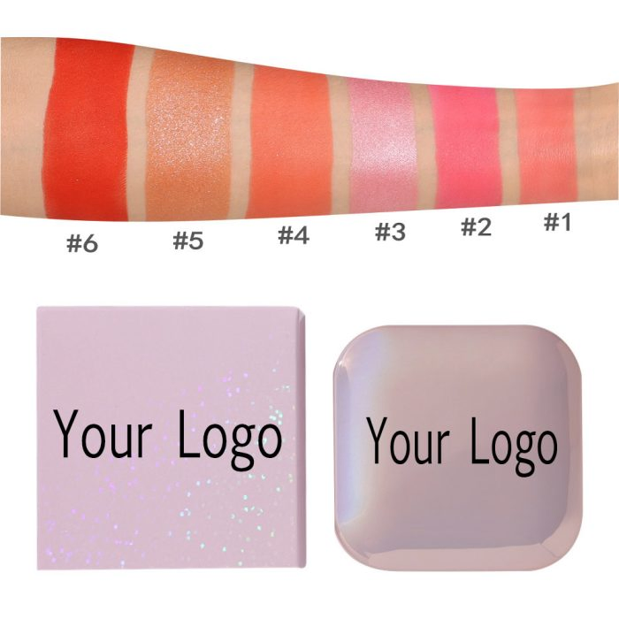 Waterproof Makeup Liquid Blusher Liquid Face Blush Cream Lip Eye Cheek Tint Vegan Customized Logo Cruelty Free