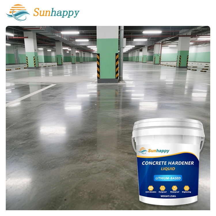 Hot Sale Liquid Lithium Silicate Concrete Curing Agent Densifier Water Oil Resistant Water-Based Concrete Floor Hardener