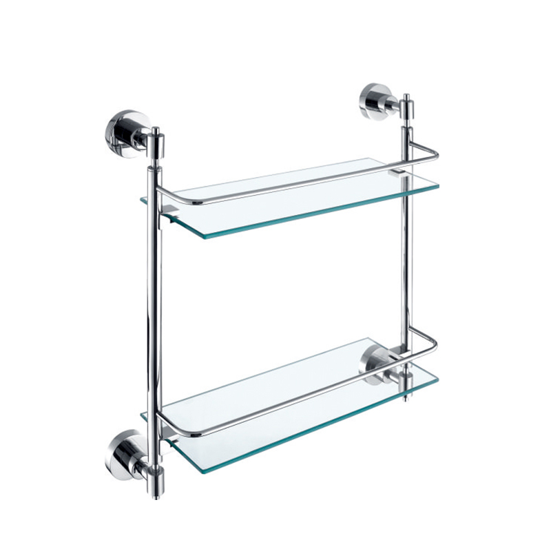 Настенная вешалка для полотенец Opaly со стеклянным подносом