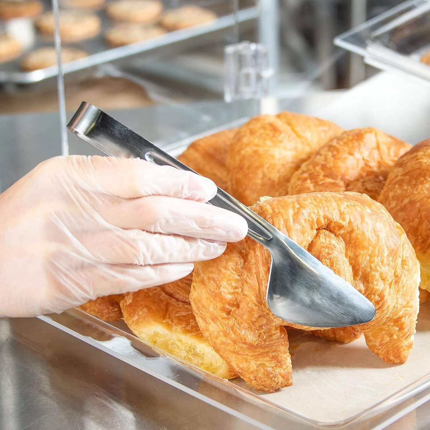 Food Tongs Stainless Steel Kitchen Serving Tongs Pastry Tongs