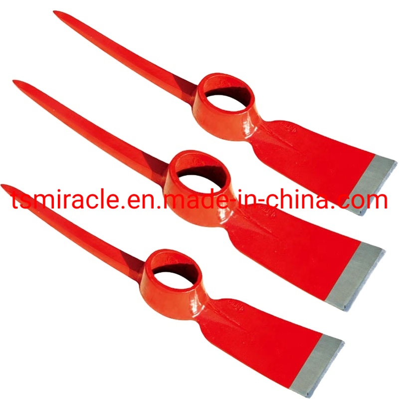 Steel Forging Pick P402 Oval Hole Hand Tool Wooden Handle Pick