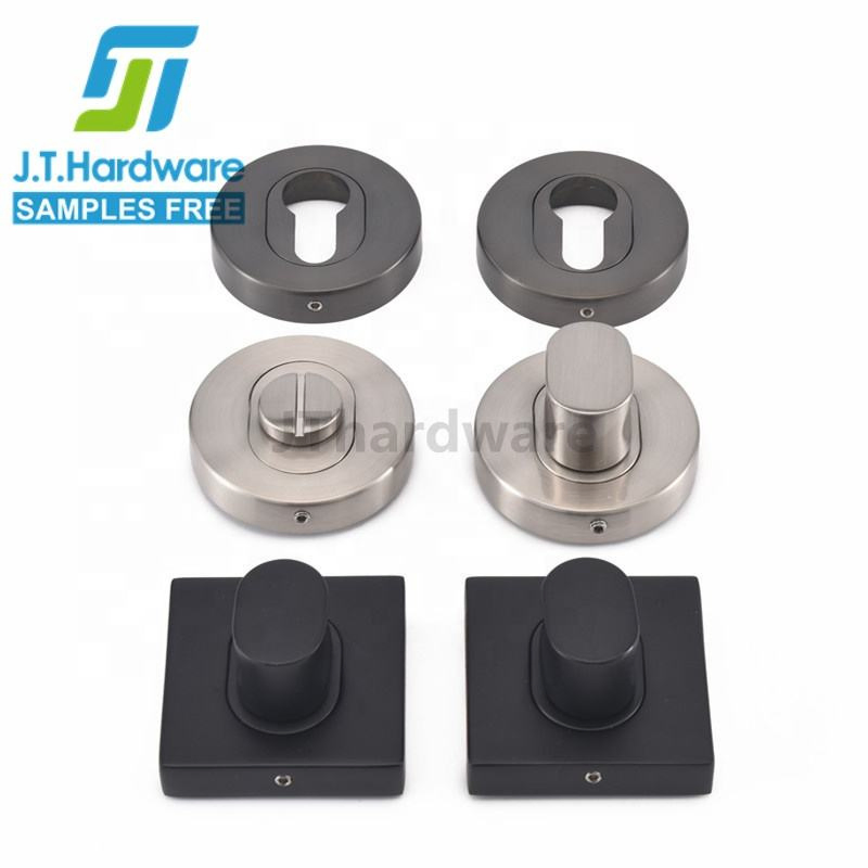 Jthardware Zinc Alloy Cylinder Square Privacy Kit Door Handle Turn for Factory Price
