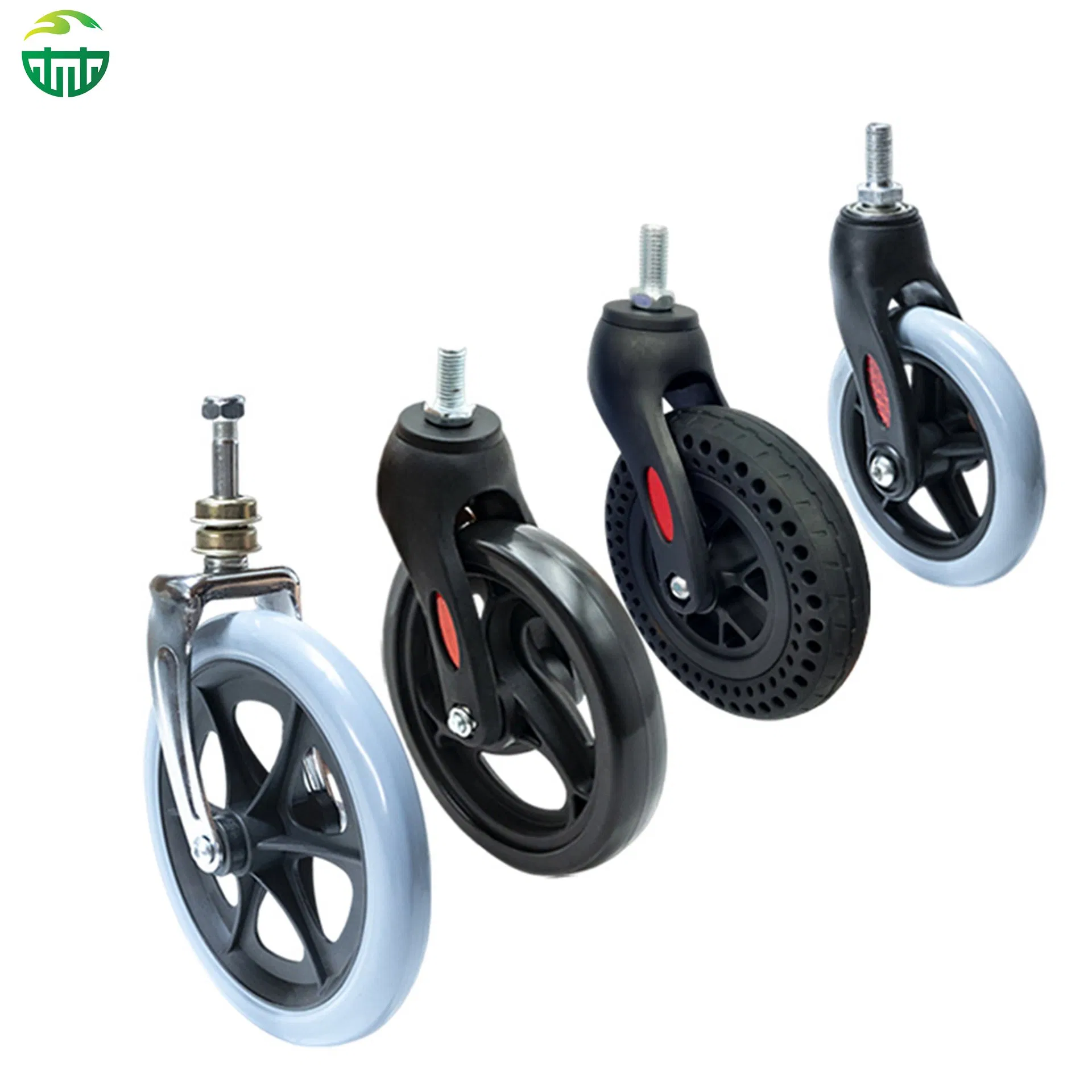 Wheelchair Caster Wheels – PP Front Casters 5/6/8/10 Inch Replacement Wheels