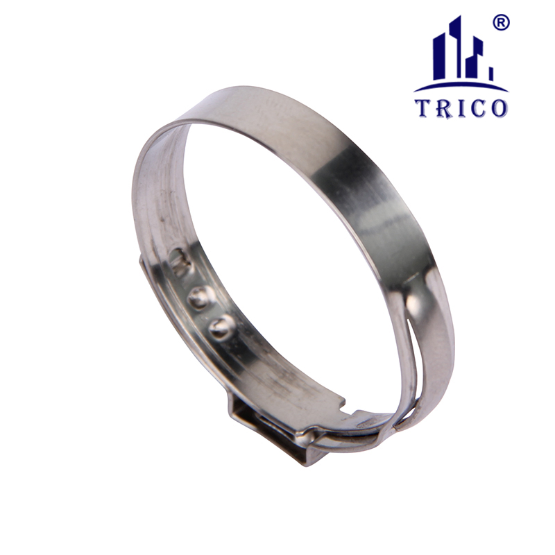 Хомут стальной одноухий 304 для шлангов и труб