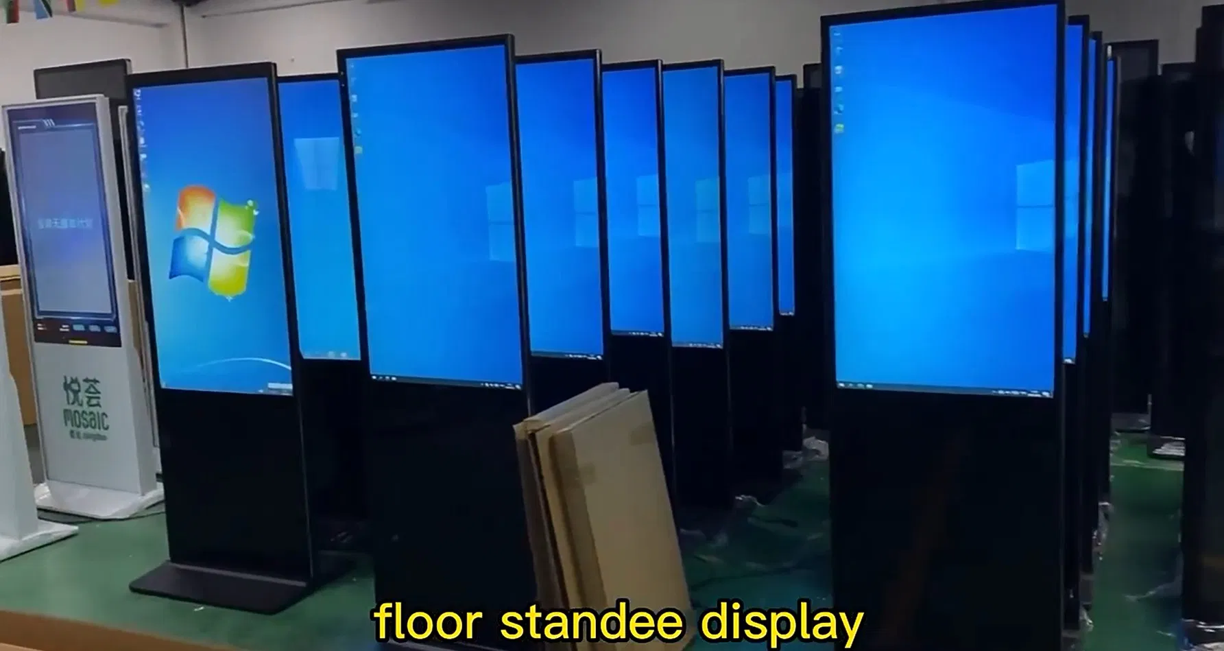40 Inch Indoor Floor Standing LCD Advertising Digital Signage Screen Totem Kiosk