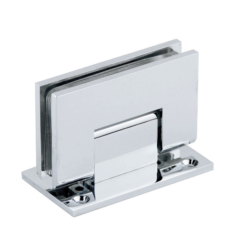 Polished Chrome Wall Mount Full Back Plate Standard Hinge