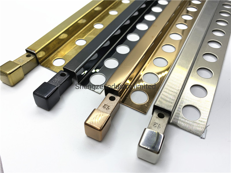 Wholesale Aluminum Ceramic Tile Floor Edging Corner Trim Round Wall Strip