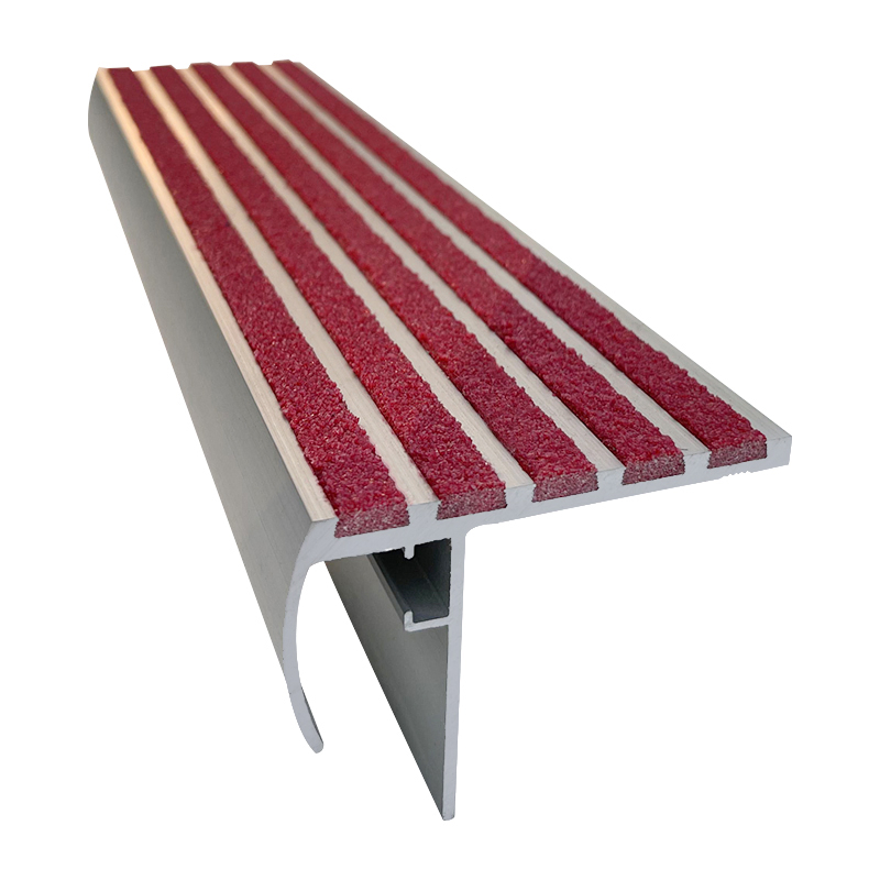 Carborundum Anti Slip Stair Nosing and Step Corner Strip Protector Luminescent